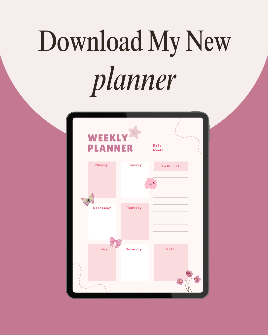 Weekly planners