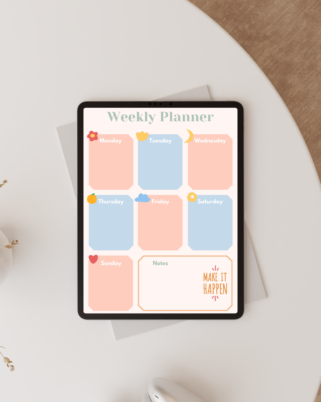 Weekly planner