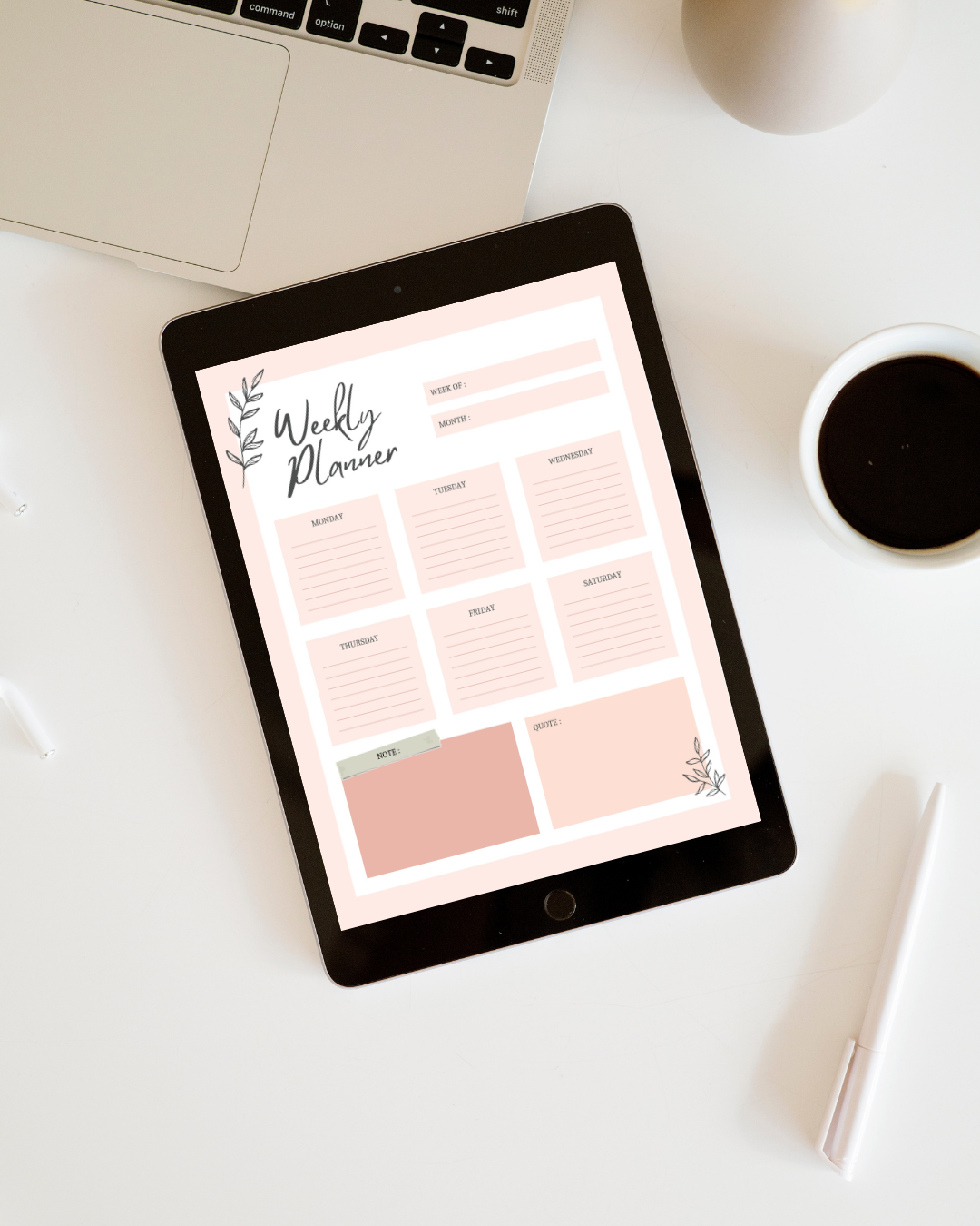 Weekly planner