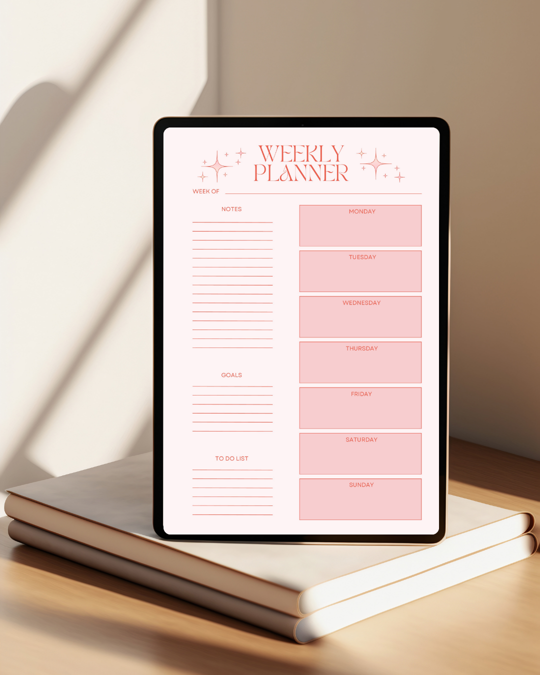 Weekly planner